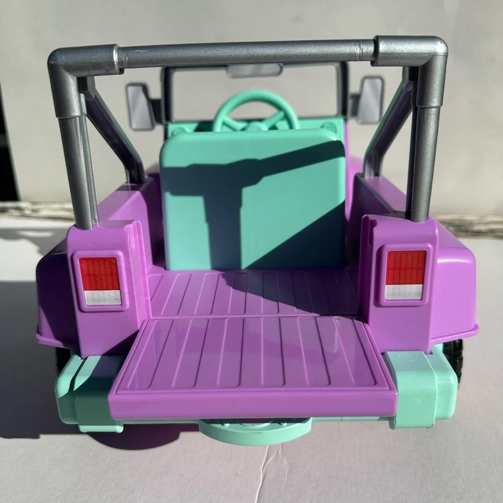 American Girl Purple and Teal Adventure Jeep - Picture 5 of 10